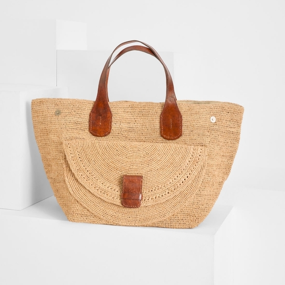 Ibeliv Laza II Raffia Tote Bag - Picture 5 of 14